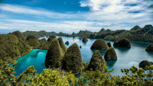 oracle yacht raja ampat limestone islands